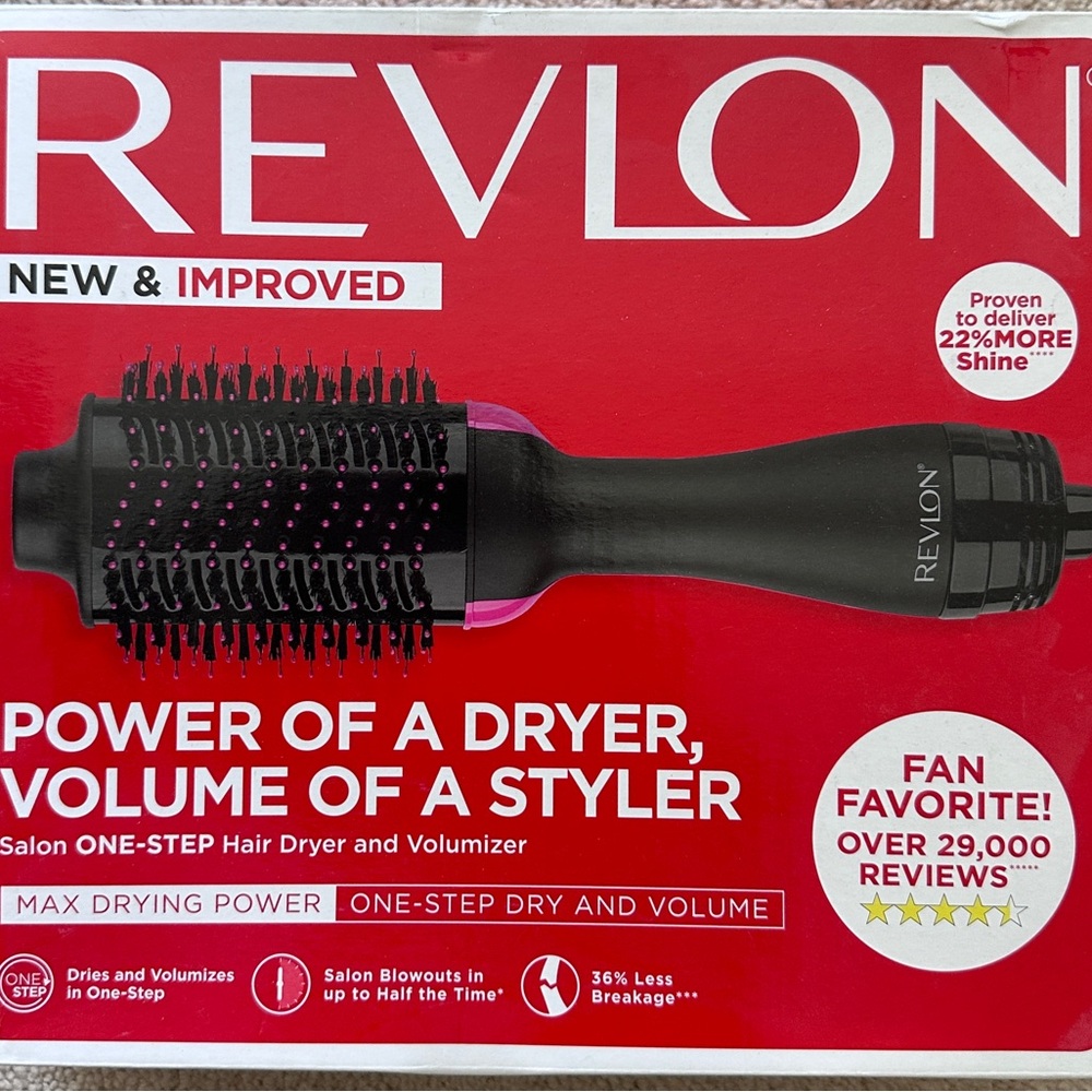 NEW IN BOX Revlon Salon One-Step Hair Dryer And Volumizer